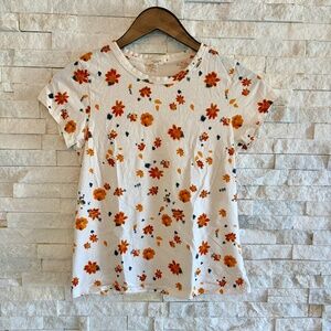 Rag & Bone Cotton Floral Print T-Shirt